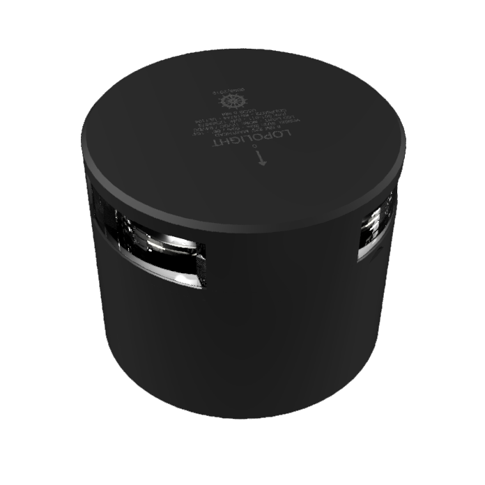 5nm 225° White, masthead, black anodized 5nm 225° White, masthead, black anodized